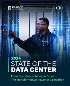 An image of the cover of the 2024 State of the Data Center report.